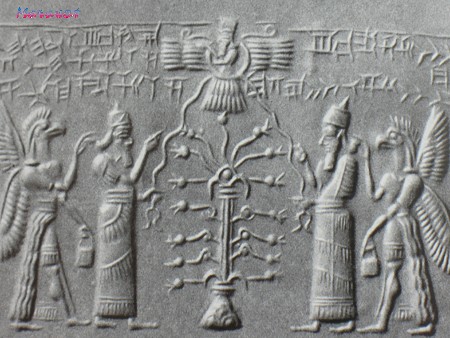 Assyrian Seal, Showing the tree of Life