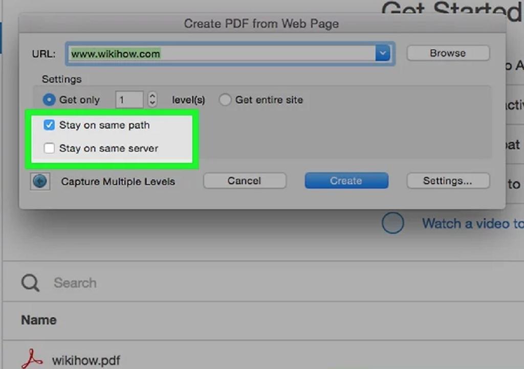 تحويل pdf إلى الويب باستخدام Adobe Acrobat