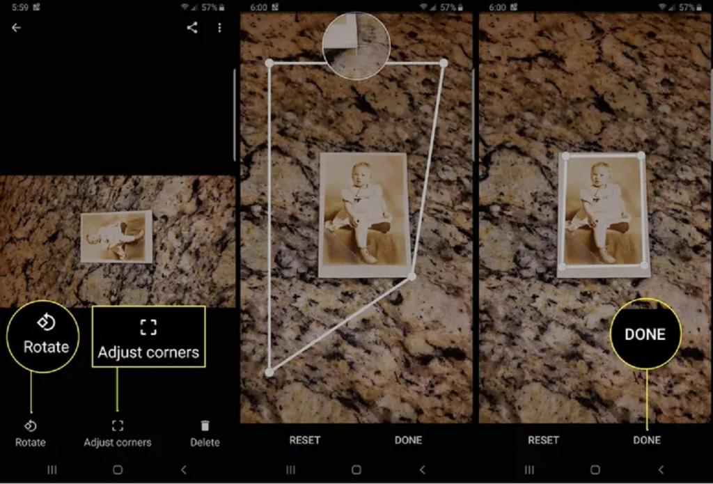 كيفية إعداد الصور الممسوحة ضوئيًا باستخدام عمليات المسح الضوئي للصور
