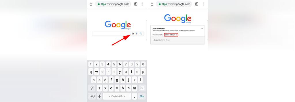 كيفية البحث في Google بالصور على الهاتف المحمول