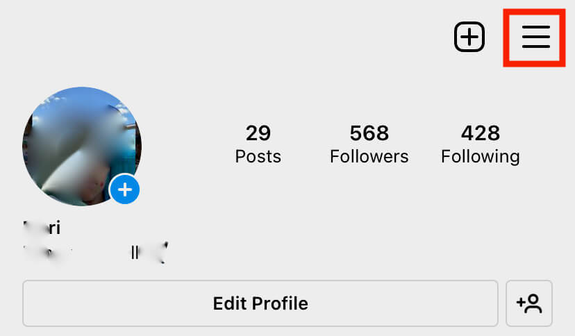 الخطوة الأولى هي الحصول على علامة Instagram الزرقاء