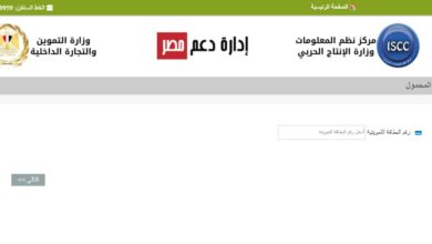 كيفية تحديث بطاقة التموين عبر موقع بوابة دعم مصر