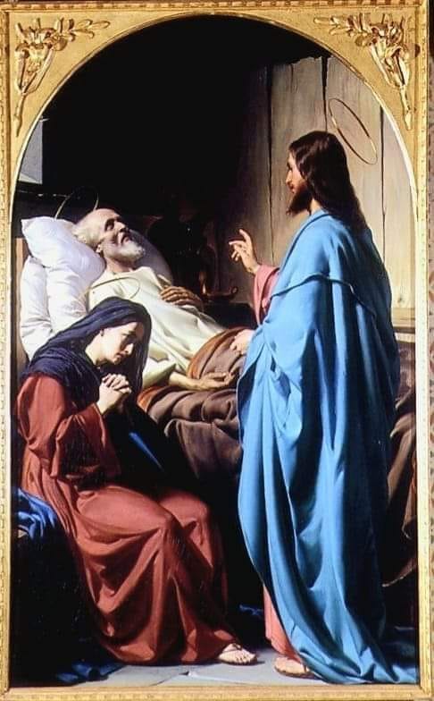رؤيا ماريا فالتورتا لموت شفيع الميتة الصالحة، القديس يوسف