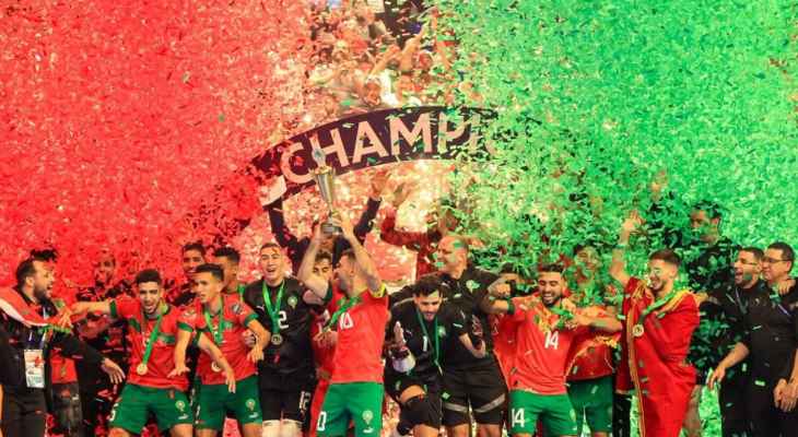 المغرب بطل كأس الأمم الإفريقية لكرة الصالات