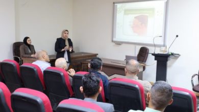 كلية طب المستنصرية تقيم محاضرة علمية عن الطفيلي الآكل للدماغ