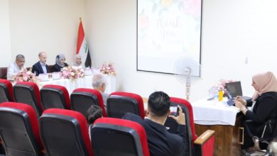 مناقشة بحث بورد في كلية طب المستنصرية حول تقييم أورام الخلايا المغزلية المعدية المعوية