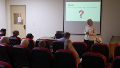محاضرة علمية في كلية طب المستنصرية عن المعجل الخطي في الفيزياء الطبية محاضرة علمية في كلية طب المستنصرية عن المعجل الخطي في الفيزياء الطبية