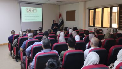 كلية طب المستنصرية تنظم دورة تدريبية عن السلامة المهنية كلية طب المستنصرية تنظم دورة تدريبية عن السلامة المهنية