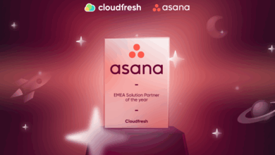 تكريم شركة Cloudfresh بجائزة “شريك الحلول للعام” في منطقة أوروبا والشرق الأوسط وإفريقيا من شركة Asana تكريم شركة Cloudfresh بجائزة “شريك الحلول للعام” في منطقة أوروبا والشرق الأوسط وإفريقيا من شركة Asana