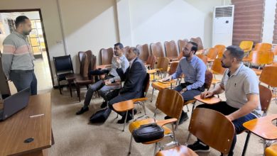 محاضرة علمية في كلية طب المستنصرية عن آخر مستجدات التعامل مع حالات نزف الجهاز الهضمي السفلي محاضرة علمية في كلية طب المستنصرية عن آخر مستجدات التعامل مع حالات نزف الجهاز الهضمي السفلي