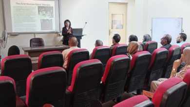 كلية طب المستنصرية تقيم محاضرة علمية عن آخر التطورات في مجال التكنولوجيا الحيوية كلية طب المستنصرية تقيم محاضرة علمية عن آخر التطورات في مجال التكنولوجيا الحيوية