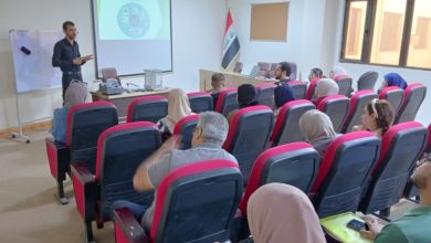 استمرار الدورة التدريبية عن السلامة المهنية في كلية طب المستنصرية استمرار الدورة التدريبية عن السلامة المهنية في كلية طب المستنصرية