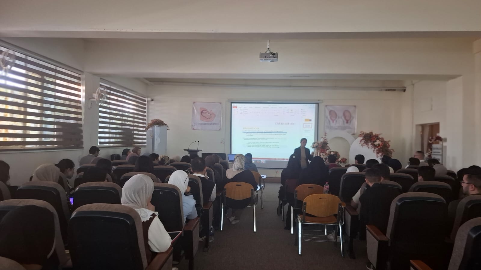 محاضرة علمية في كلية طب المستنصرية عن تقييم الاسقاطات المتكررة محاضرة علمية في كلية طب المستنصرية عن تقييم الاسقاطات المتكررة