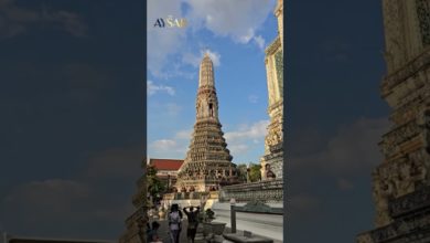 جولة في معبد وات أرون (معبد الفجر): تحفة معمارية على نهر بانكوك (4K) جولة في معبد وات أرون (معبد الفجر): تحفة معمارية على نهر بانكوك (4K)