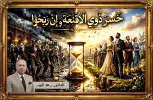 خَسِرَ ذَوي الأقنِعَةِ وإنْ رَبِحُوا خَسِرَ ذَوي الأقنِعَةِ وإنْ رَبِحُوا