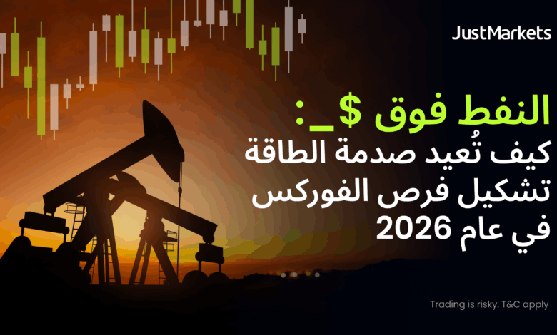 النفط فوق $_: كيف تُعيد صدمة الطاقة تشكيل فرص الفوركس في عام 2026 النفط فوق $_: كيف تُعيد صدمة الطاقة تشكيل فرص الفوركس في عام 2026