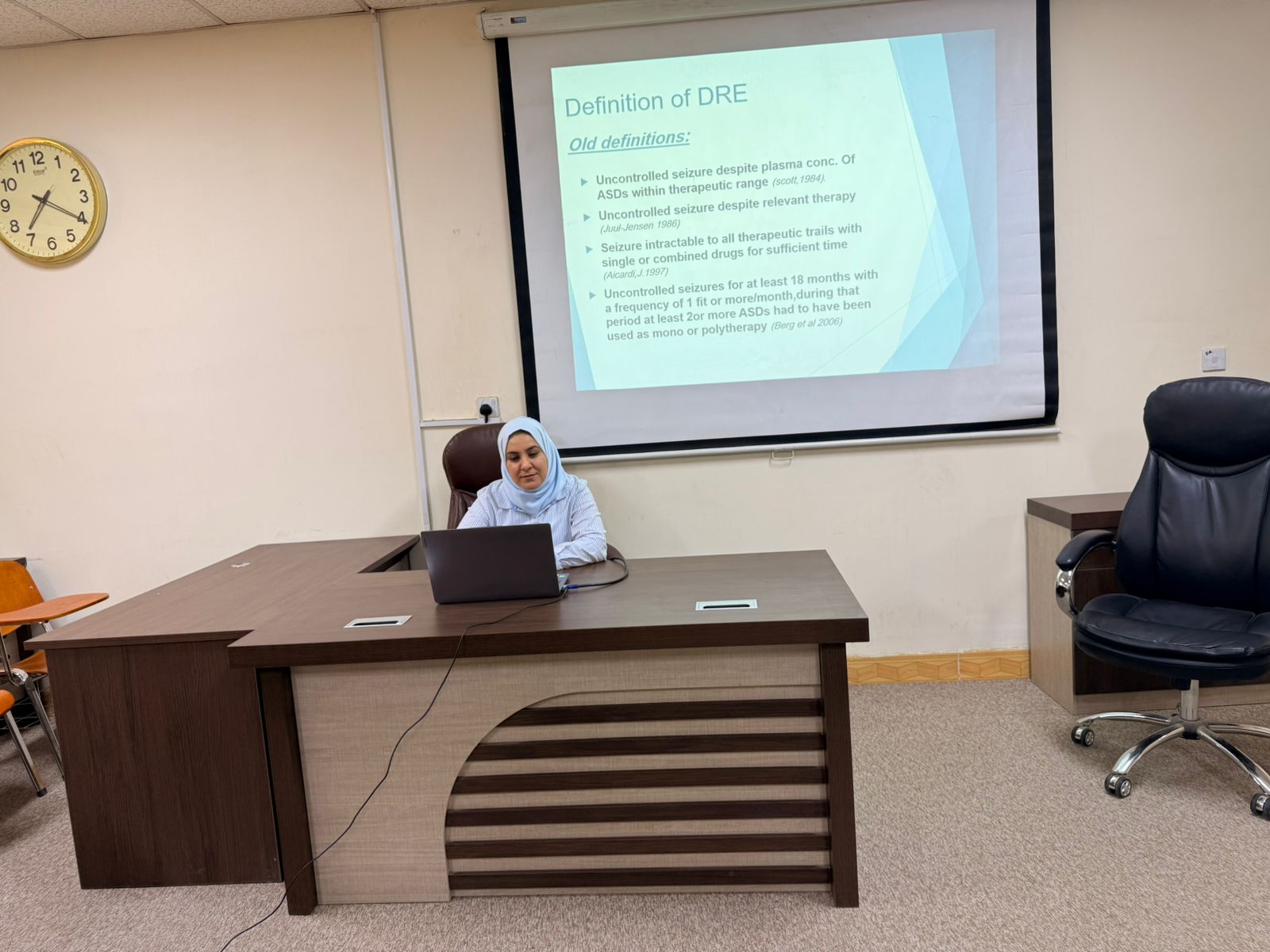 محاضرة علمية في كلية طب المستنصرية عن الصرع المقاوم للأدوية محاضرة علمية في كلية طب المستنصرية عن الصرع المقاوم للأدوية