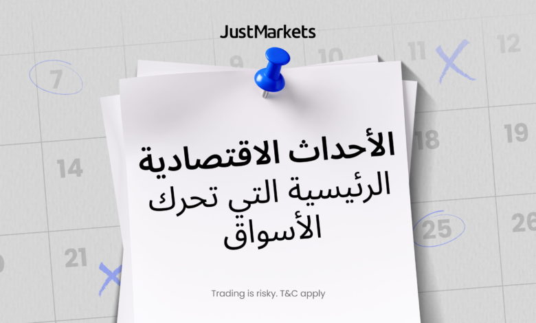 الأحداث الاقتصادية الرئيسية التي تحرك الأسواق الأحداث الاقتصادية الرئيسية التي تحرك الأسواق
