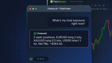 ThinkMarkets تطلق ChelseaAI لتوفير خدمة تداول عقود الفروقات باستخدام مساعدي الذكاء الاصطناعي ThinkMarkets تطلق ChelseaAI لتوفير خدمة تداول عقود الفروقات باستخدام مساعدي الذكاء الاصطناعي