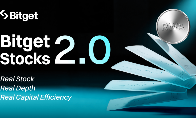 Bitget تُطلقStocks 2.0 لربط الأسهم المرمَّزة بالسيولة الفعلية للسوق الأمريكية Bitget تُطلقStocks 2.0 لربط الأسهم المرمَّزة بالسيولة الفعلية للسوق الأمريكية